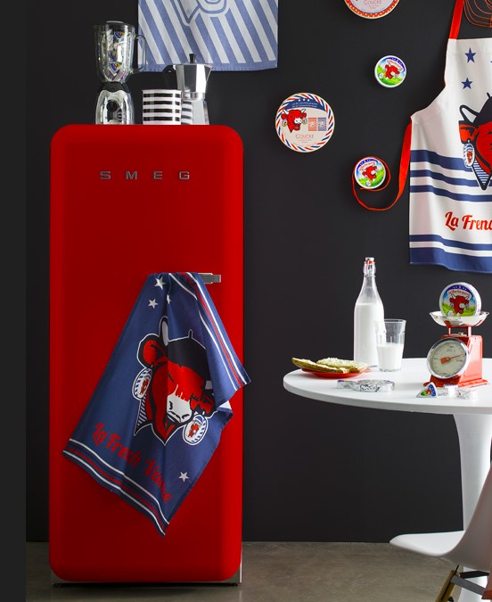 'La French Vache' tea towel by La Vache Qui Rit®