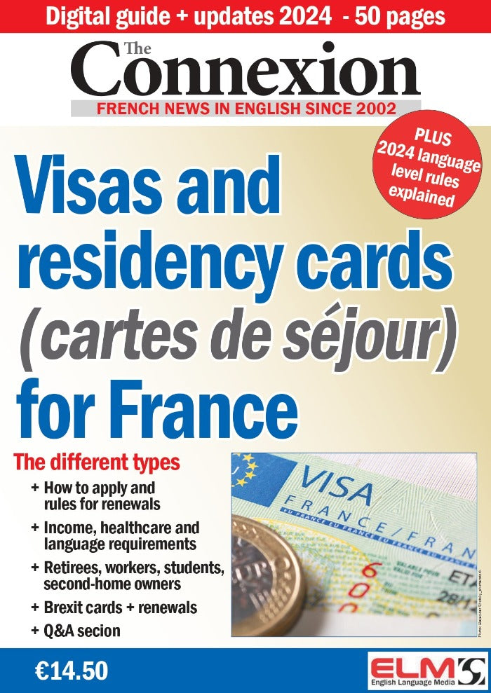 Visa and residency cards (Cartes de séjour) for France