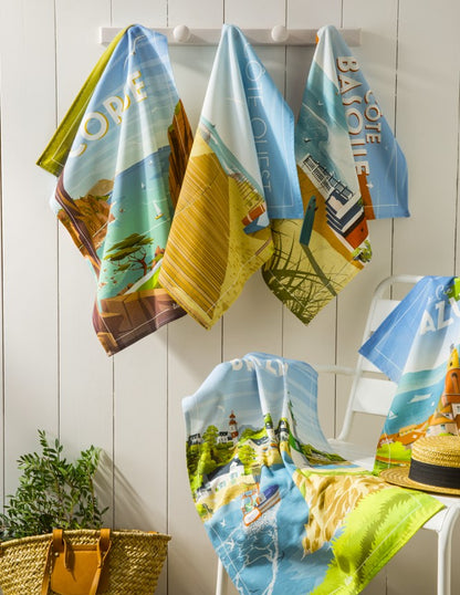 'Cote Ouest' tea towel by WIM’®